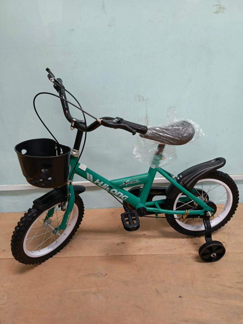 Huilong Kids' Sport Bicycle – Durable 12-Inch First Bike with Training Wheels