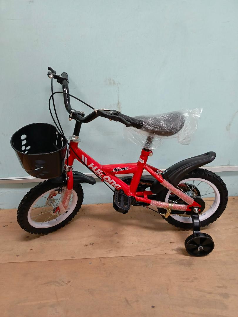 Huilong Kids' Sport Bicycle – Durable 12-Inch First Bike with Training Wheels