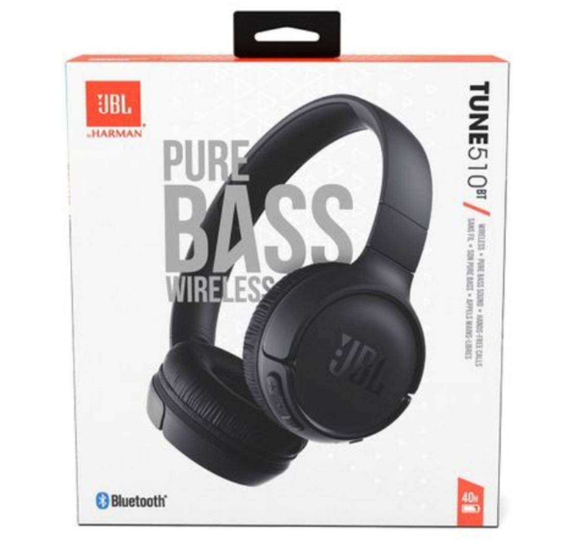 JBL Tune 510BT Pure Bass Wireless Headphone.Perfect for Music and Movies