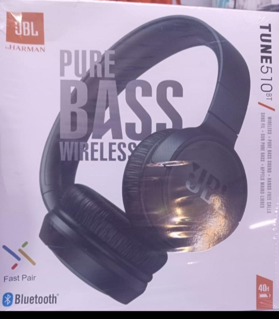 JBL Tune 510BT Pure Bass Wireless Headphone.Perfect for Music and Movies