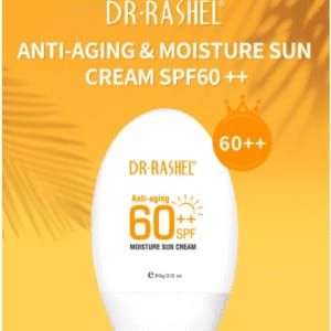 Dr Rashel Vitamin C Sunscreen SPF 50 PA+++ – Brightening, Anti-Aging, Oil-Free Sunblock for Face & Body, All Skin Types