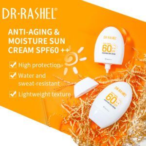 Dr Rashel Vitamin C Sunscreen SPF 50 PA+++ – Brightening, Anti-Aging, Oil-Free Sunblock for Face & Body, All Skin Types