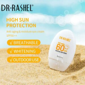 Dr Rashel Vitamin C Sunscreen SPF 50 PA+++ – Brightening, Anti-Aging, Oil-Free Sunblock for Face & Body, All Skin Types