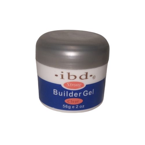 Ibd Builder Clear Gel—56g Uv gel for tip overlays, freeform sculpting and pedicures; extra strong mirror glass finish no burning or yellowing.