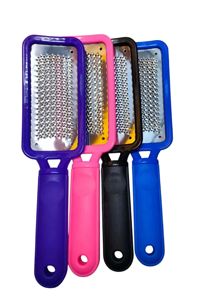 Stainless Steel Foot Grater & Scrubber –Easy-Clean Callus Remover Pedicure Tool for Dead Skin, Cracked Heels, Hard Skin & Smooth Feet Care