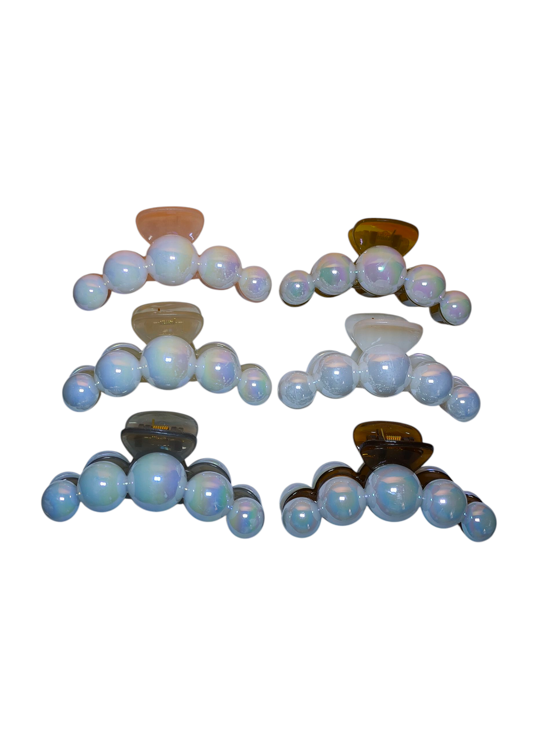 Big Pearl Hair Claw Clip – Large Non-Slip Grip for Thick Hair, Elegant Bridal & Everyday Accessory with Oversized Pearls by Duska in Multiple Colours