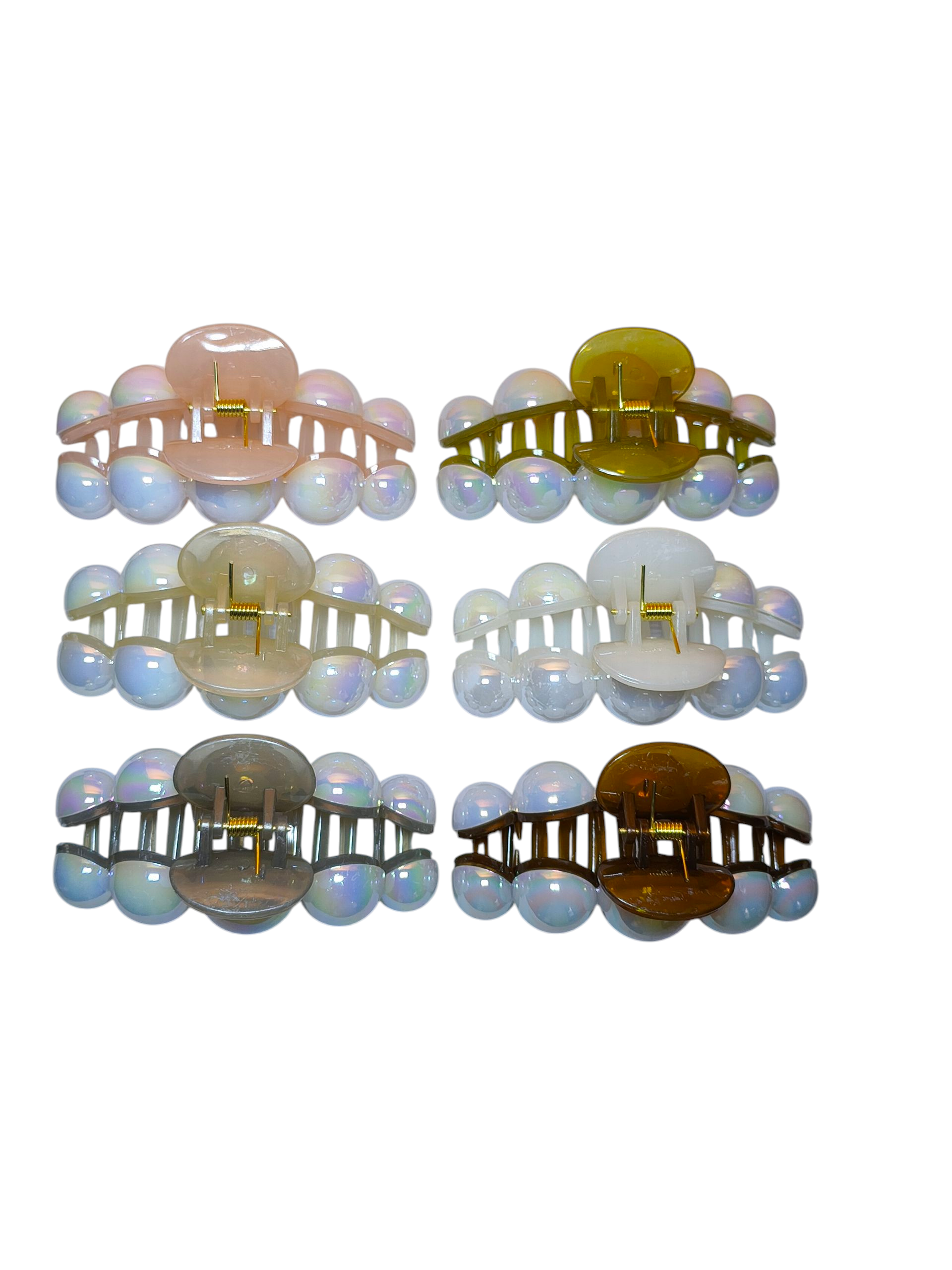 Big Pearl Hair Claw Clip – Large Non-Slip Grip for Thick Hair, Elegant Bridal & Everyday Accessory with Oversized Pearls by Duska in Multiple Colours