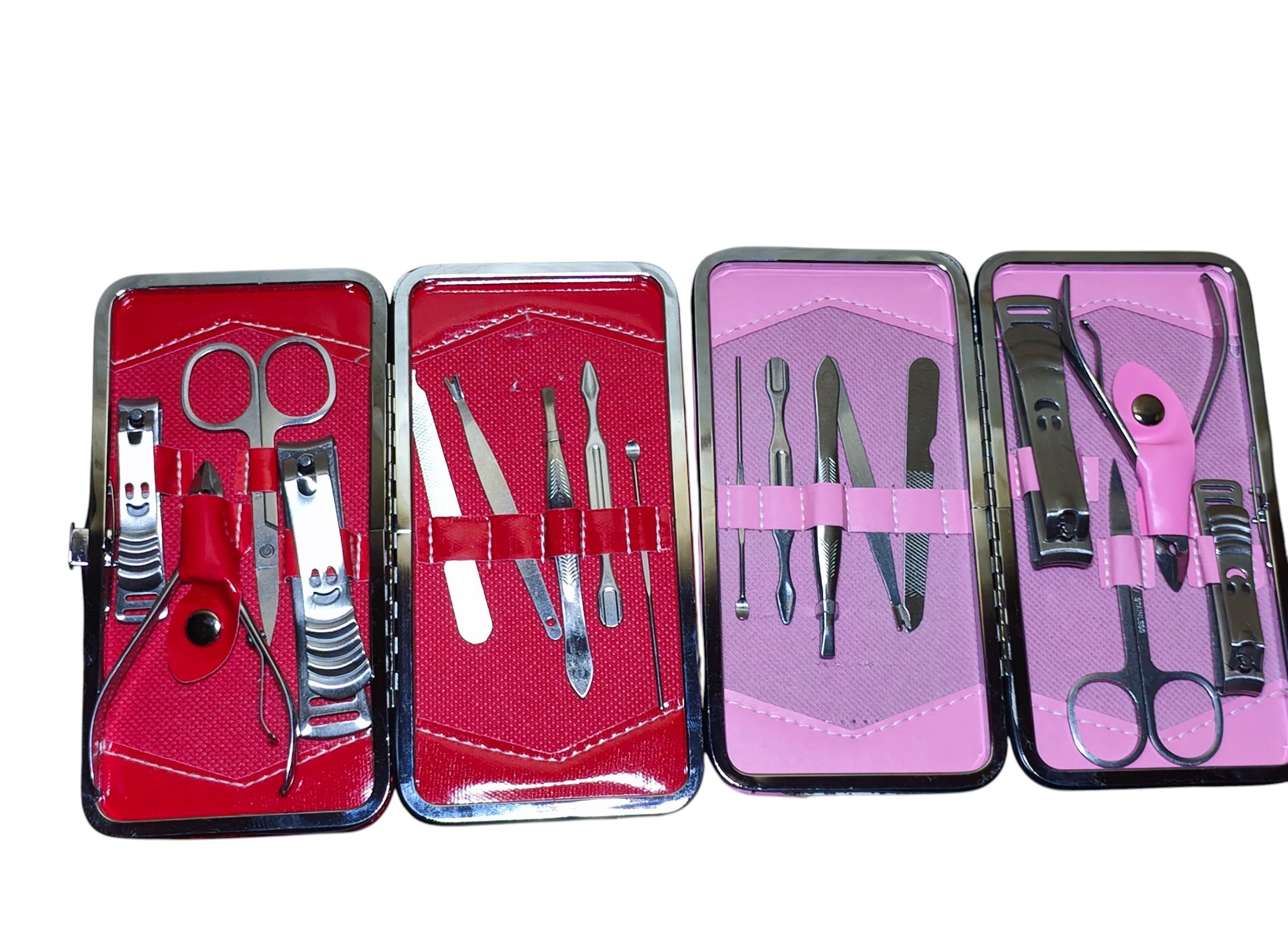 9-in-1 Professional Manicure Pedicure Grooming Set/Kit – Surgical Scissors, Nail Clippers, Cuticle cutter, Nipper, File, Pusher, Ear cleaner– Stainless Steel Nail Care Tools for Men & Women