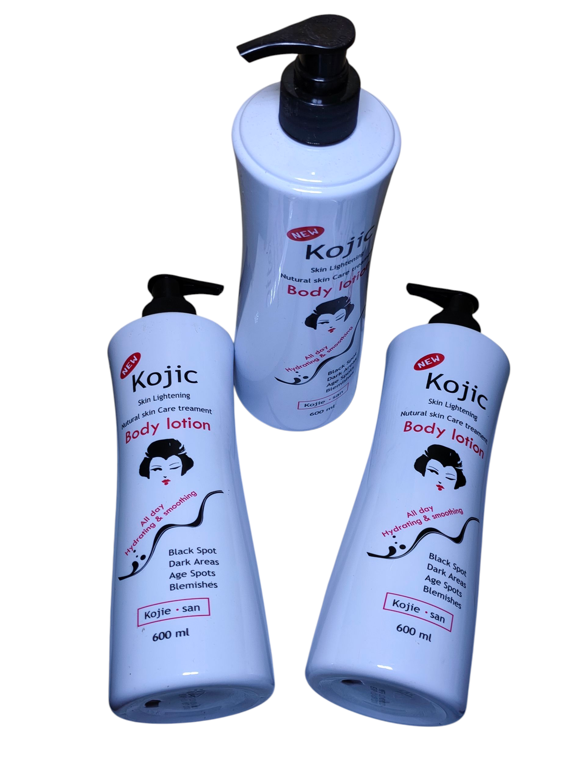 Kojic Acid Brightening Body Lotion 600ml – Skin Lightening Moisturizer, Dark Spot Remover, Hyperpigmentation Treatment, Whitening Cream for Even Tone, Radiant Glow & Anti-Aging Care
