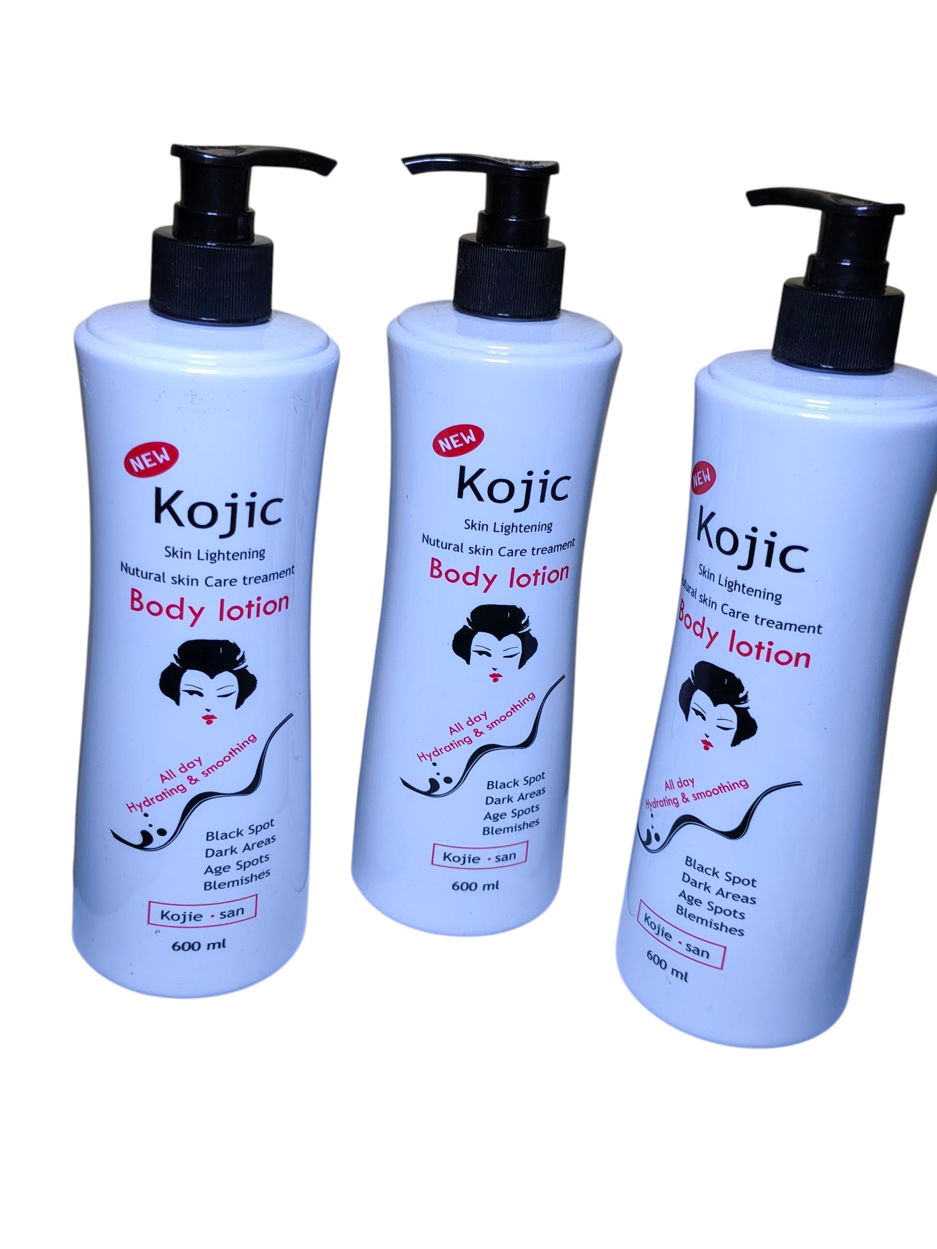 Kojic Acid Brightening Body Lotion 600ml – Skin Lightening Moisturizer, Dark Spot Remover, Hyperpigmentation Treatment, Whitening Cream for Even Tone, Radiant Glow & Anti-Aging Care