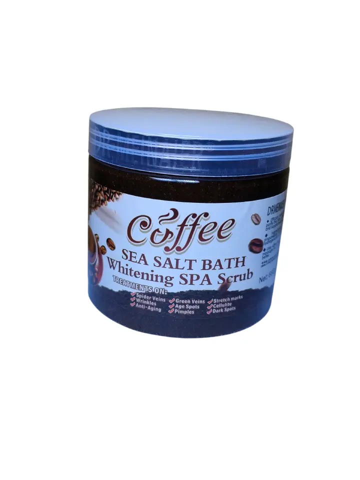 Dr. Meinaier Coffee Scrub 680g – Natural Exfoliating Body Scrub with Sea Salt, Cellulite & Stretch Mark Remover, Skin Brightening, Anti-Aging, Moisturizing Spa Treatment for Smooth Radiant Glow