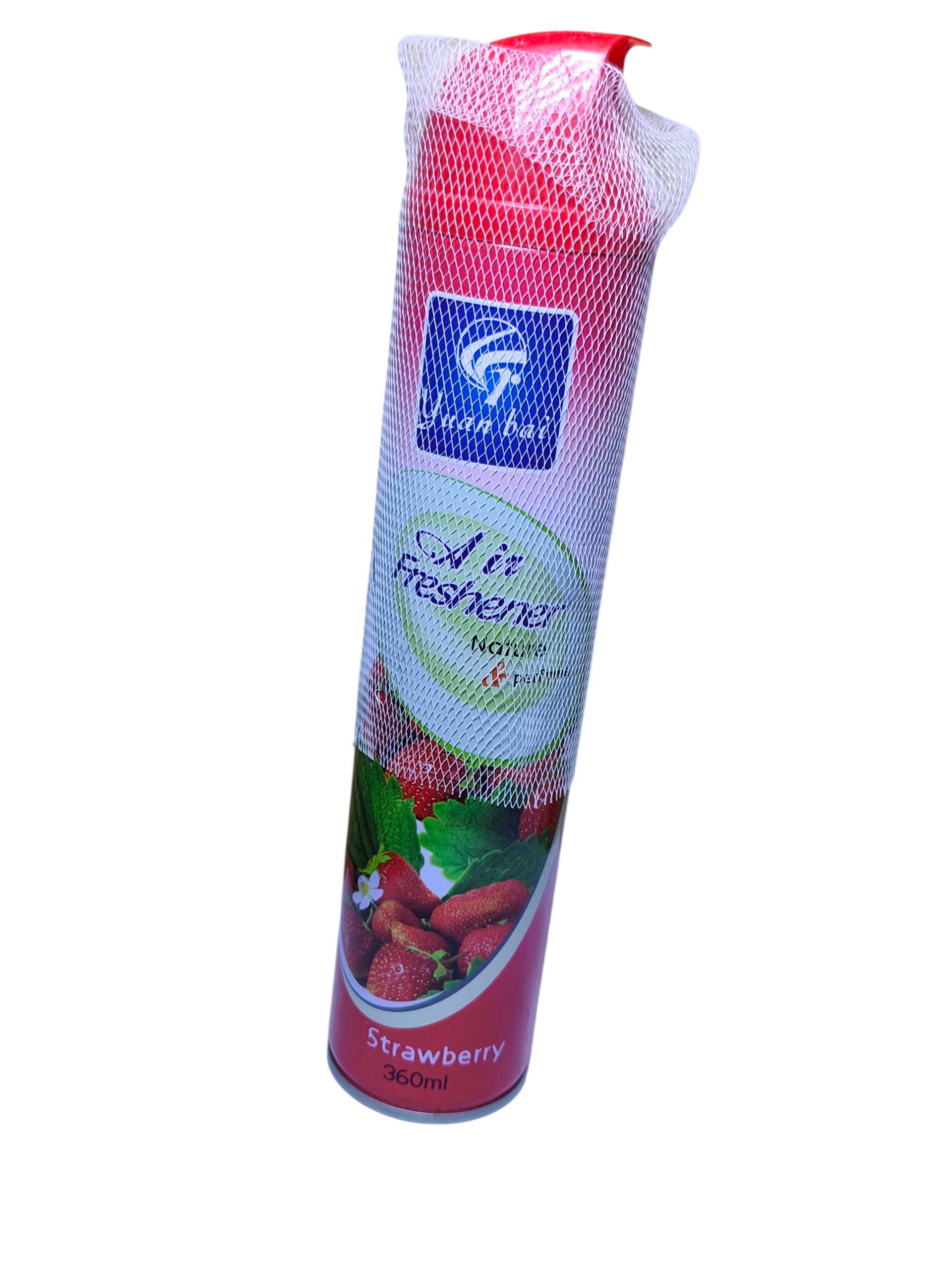 Yuan Bai Air Freshener Spray 360ml – Long-Lasting Room Fragrance for Home, Office, Car | Natural Scented Aerosol | Odor Eliminator | Lavender, Jasmine, Lemon, Apple, Strawberry, Fruit Cocktail