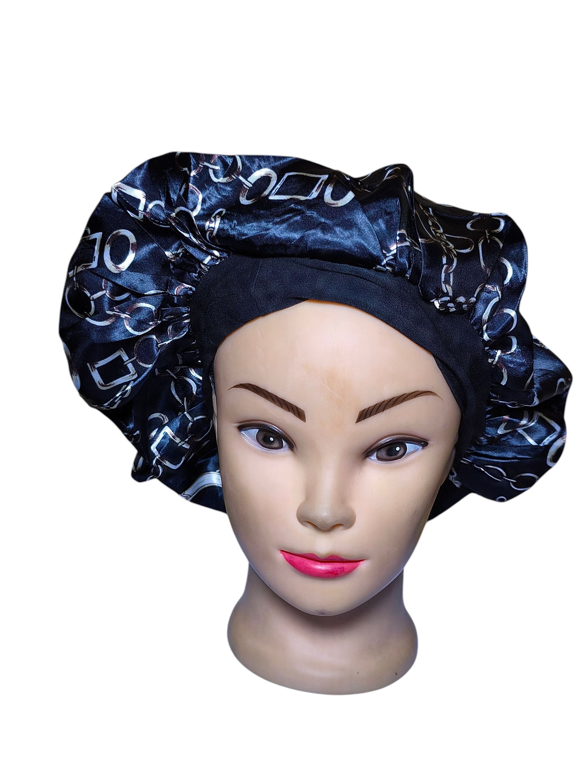 Unisex Silk Stretchy Band Bonnet – 6 Colors | Satin Sleep Cap for Men & Women | Protective Night Hair Wrap for Natural Hair, Braids, Locs, Wigs | Adjustable, Breathable, No-Slip Comfort