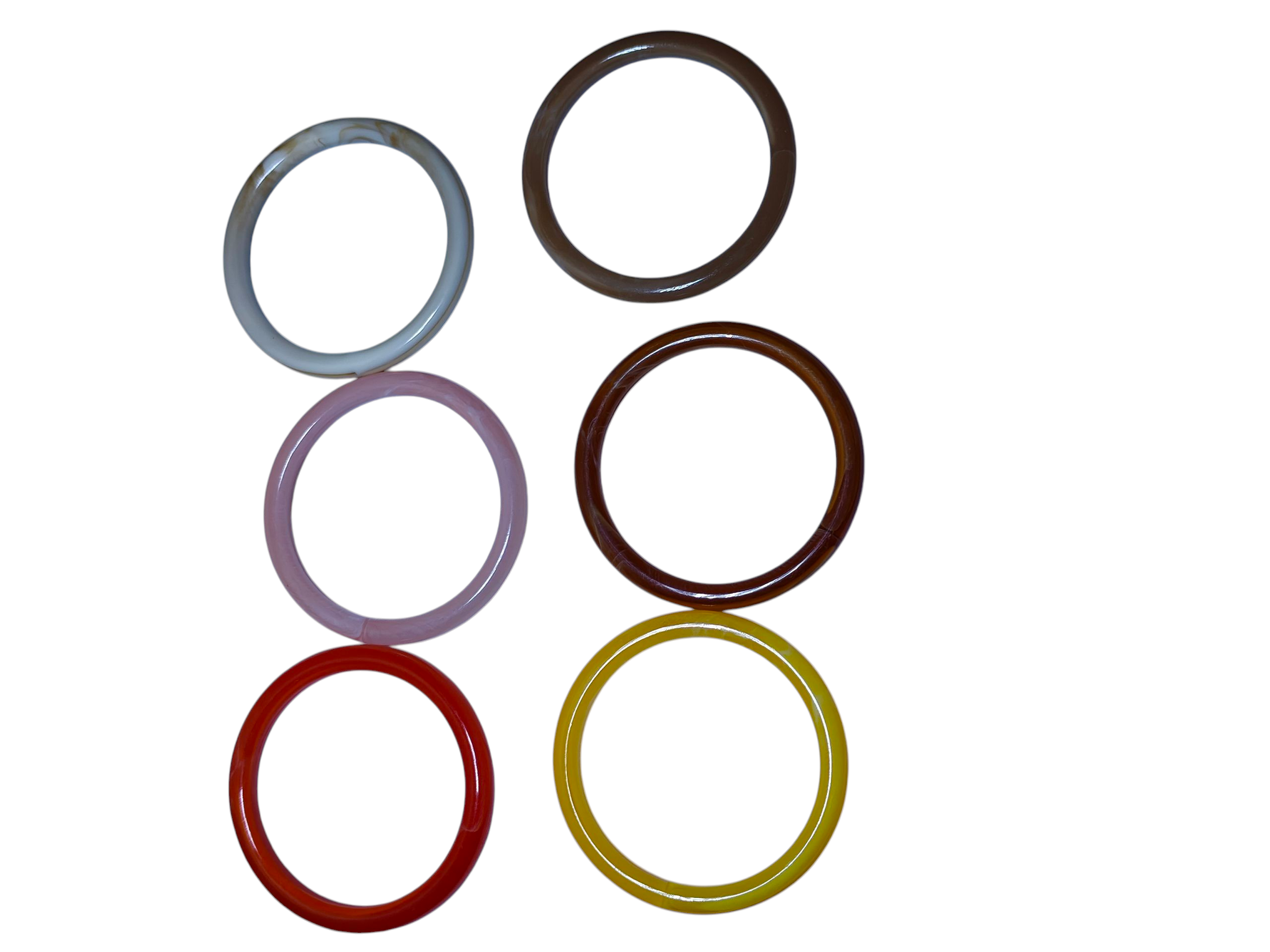 Slim Marble Bangle Bracelet for Women – Lightweight Glossy Resin Cuff | Geometric Fashion Jewelry | Chunky Statement Armwear | 6 Unique Designs for Slim to Medium Wrists | Casual & Party Style