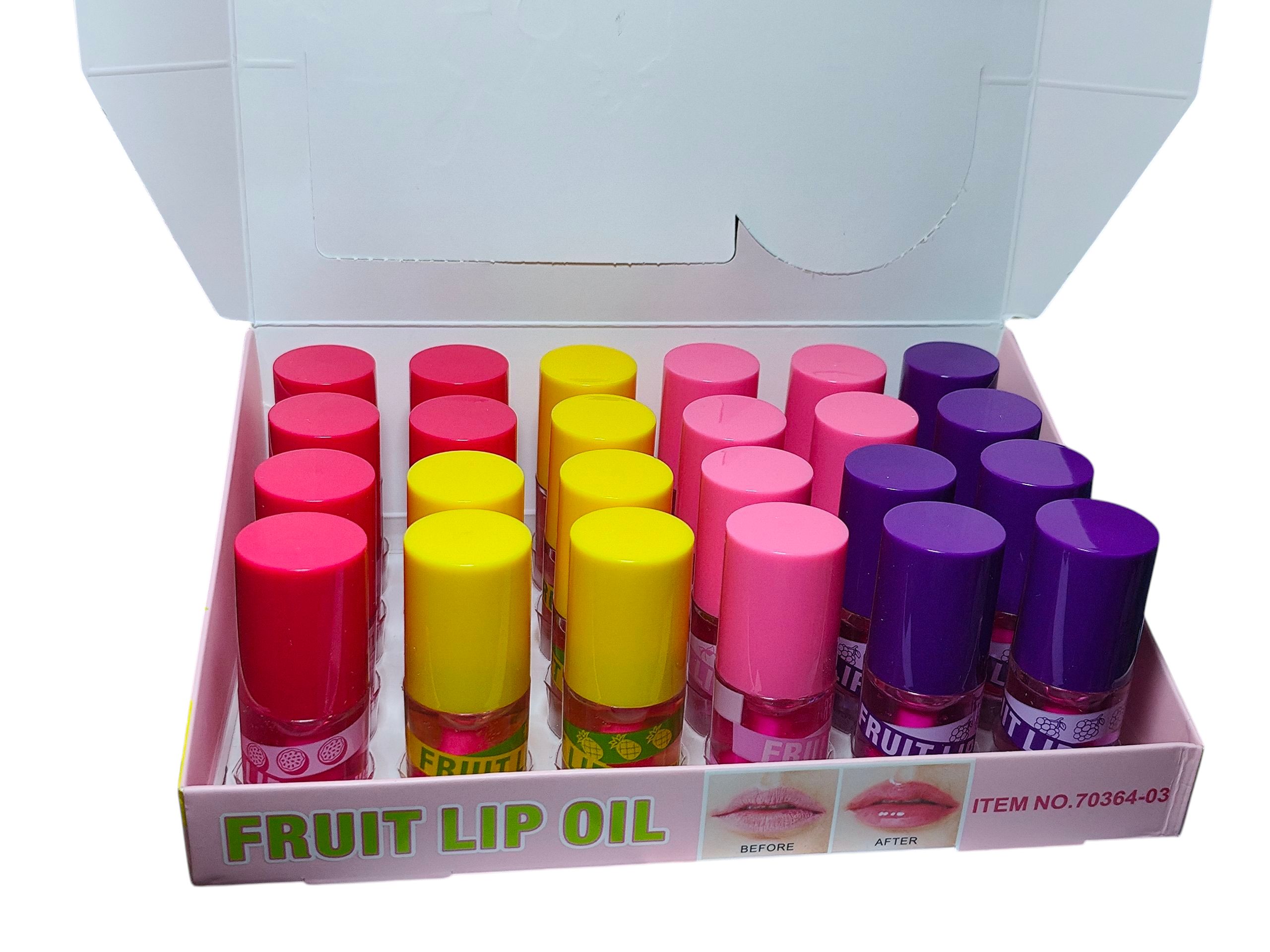 Kiss Beauty Magic Fruit Lip Oil – Moisturizing Lip Primer & Overnight Sleeping Mask for Dry Lips, Anti-Aging Lip Care to Reduce Lines, Hydrating Non-Greasy Gloss for Smooth, Soft, Plump Lips