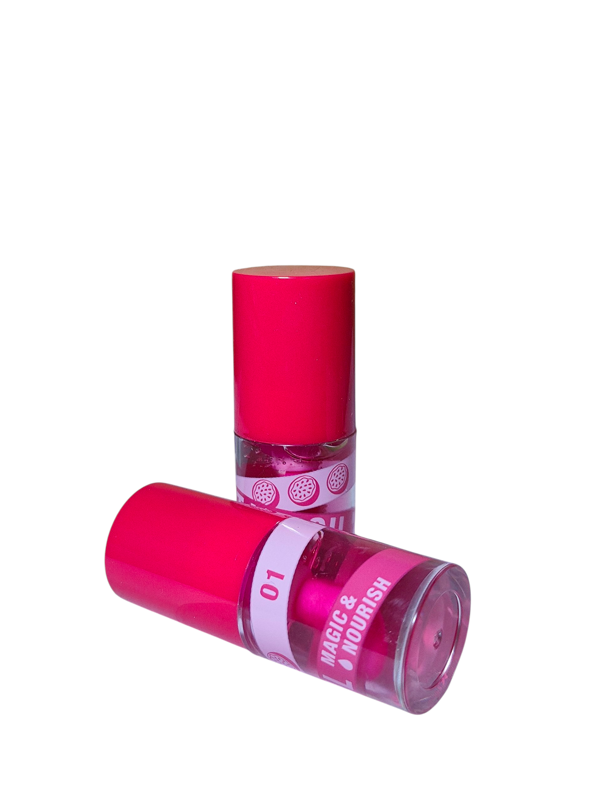 Kiss Beauty Magic Fruit Lip Oil – Moisturizing Lip Primer & Overnight Sleeping Mask for Dry Lips, Anti-Aging Lip Care to Reduce Lines, Hydrating Non-Greasy Gloss for Smooth, Soft, Plump Lips