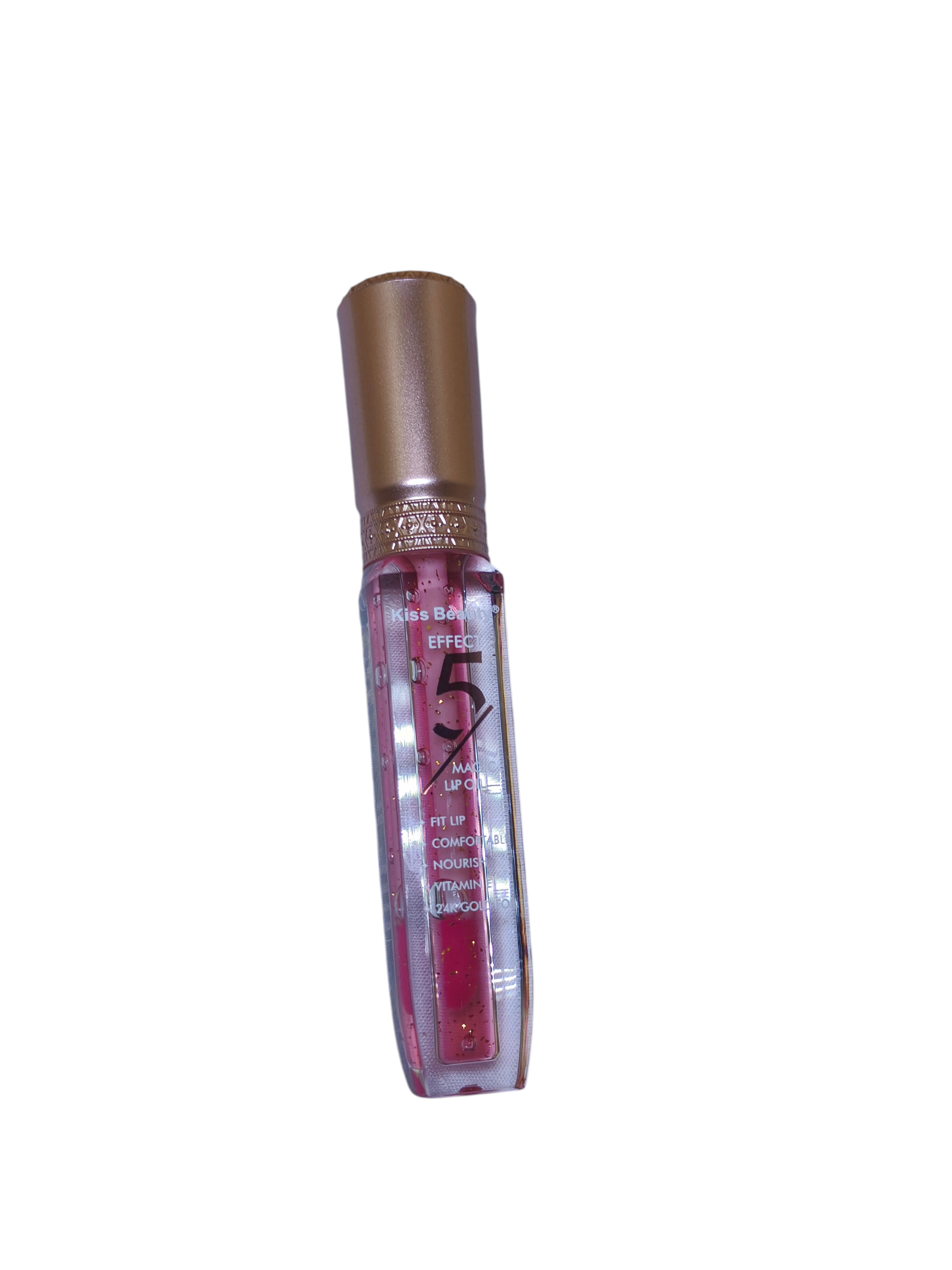 Kiss Beauty Magic Lip Gloss with Vitamin E, 24K Gold, Moisturizing Shine, Plumping Effect, Long-Lasting Hydration, Non-Sticky Glossy Finish, Lip Care Treatment for Dry, Cracked, Aging Lips view 6