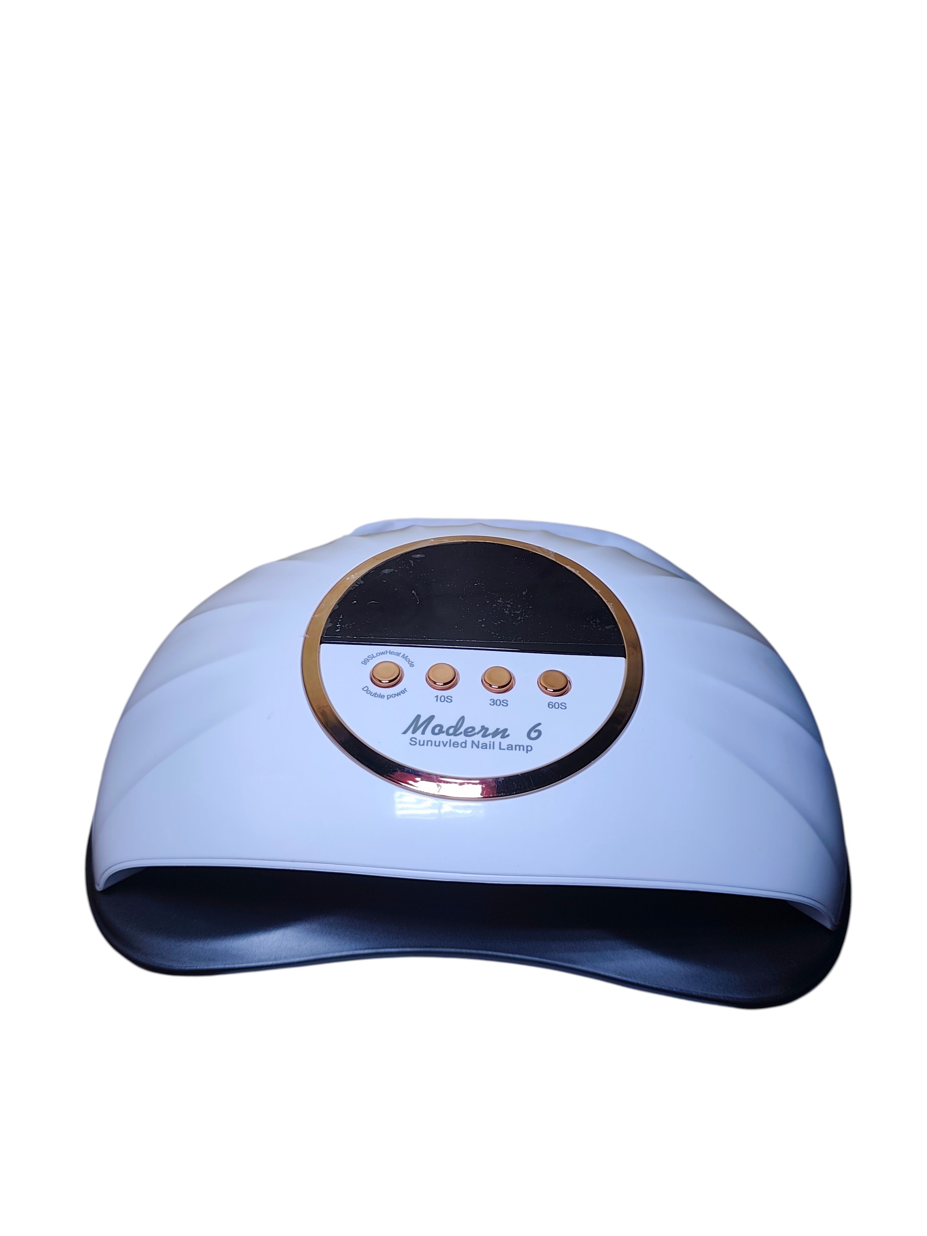 Professional Dual LED UV Nail Lamp Modern 6 Sunuvled Gel Polish Dryer with 10s/30s/60s Timer, Double Power Low Heat Mode, Fast Curing Manicure/Pedicure Machine for Salon & Home Nail Art