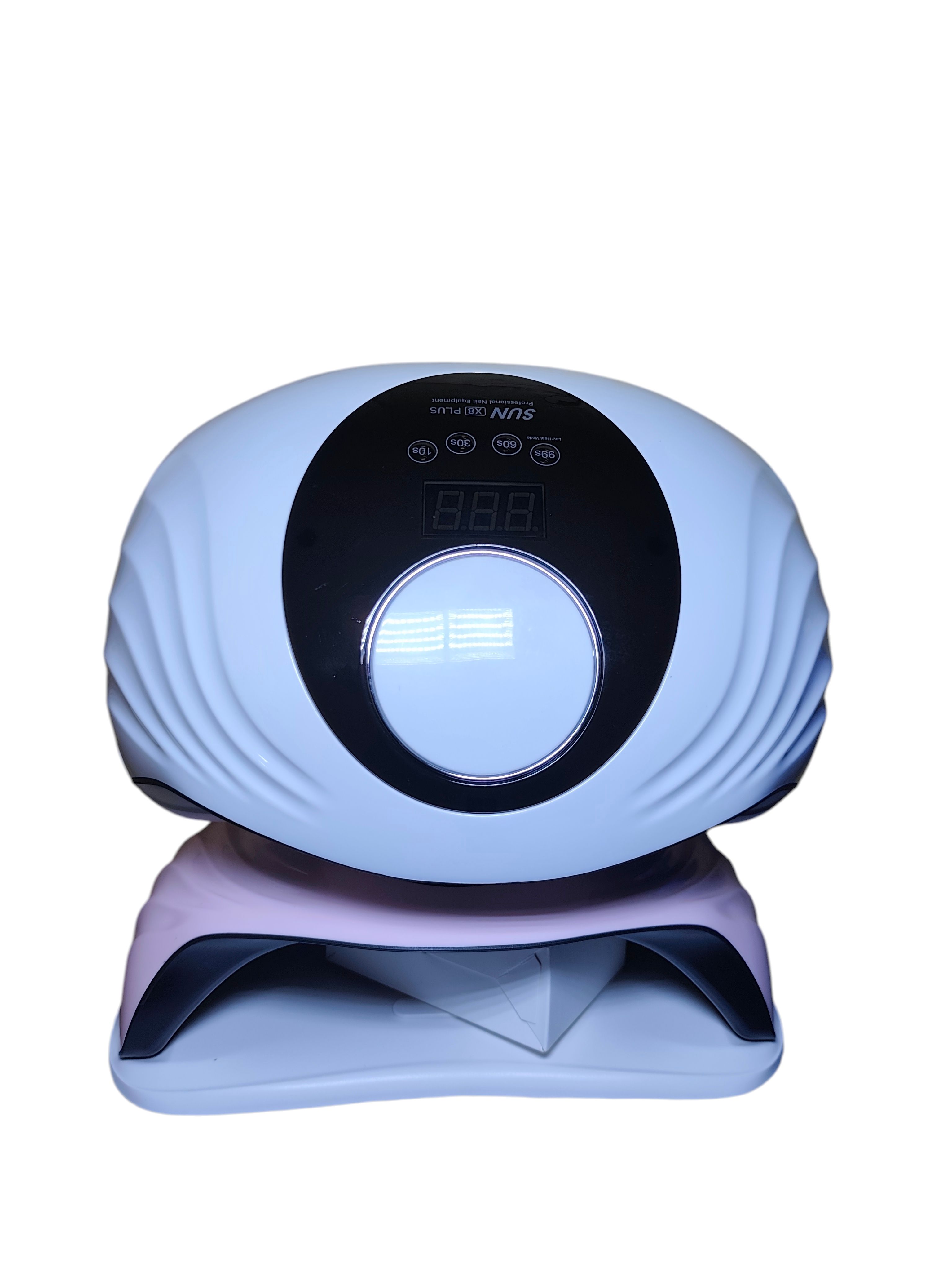 SUN X8 PLUS Smart 2.0 Professional LED/UV Nail Lamp with Digital Display, 42 Beads, 10s/30s/60s/99s Timer, Double Speed Curing, Smart Sensor & Over‑Temperature Protection, Salon &Home Gel Polish Dryer