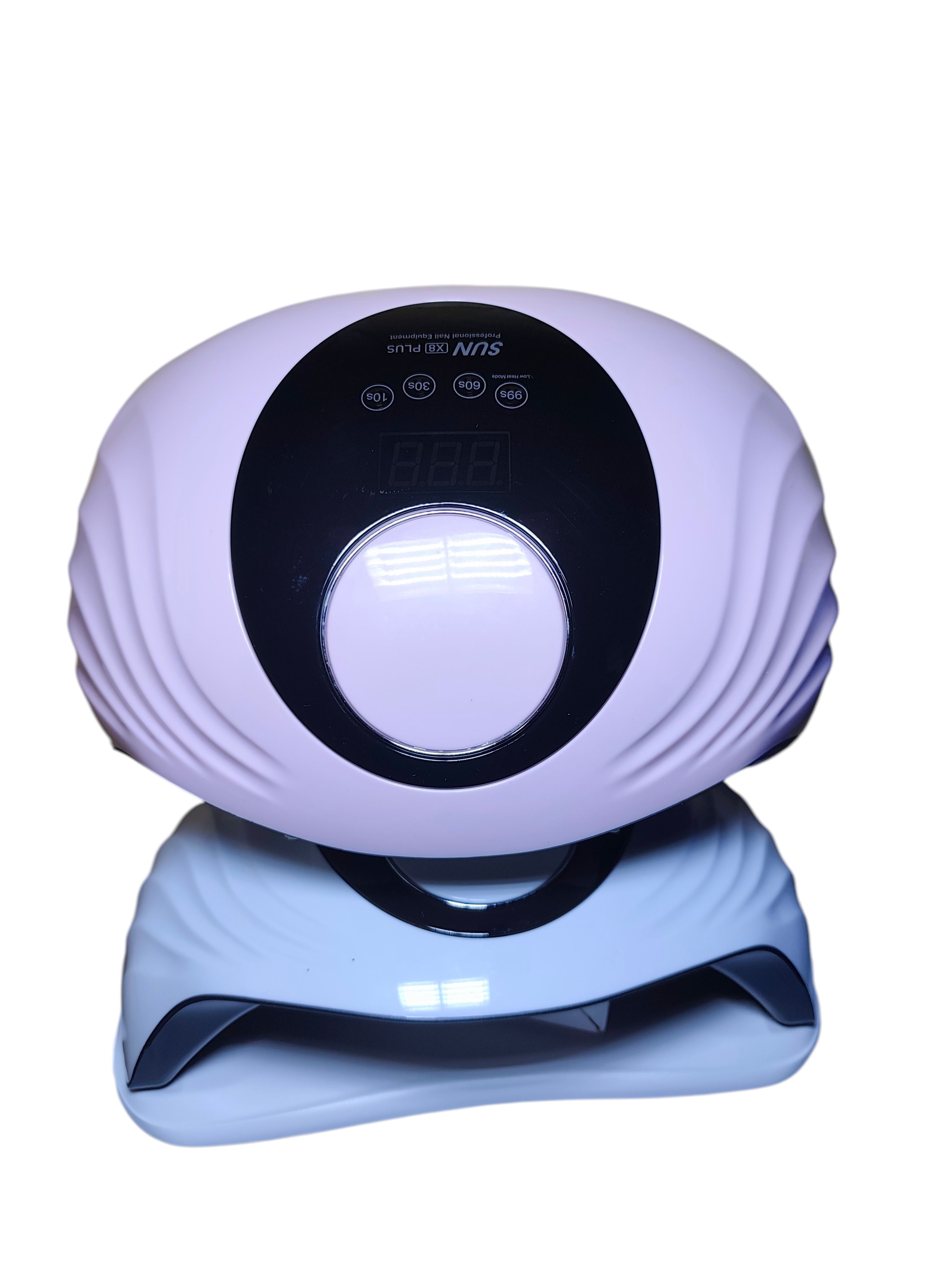SUN X8 PLUS Smart 2.0 Professional LED/UV Nail Lamp with Digital Display, 42 Beads, 10s/30s/60s/99s Timer, Double Speed Curing, Smart Sensor & Over‑Temperature Protection, Salon &Home Gel Polish Dryer