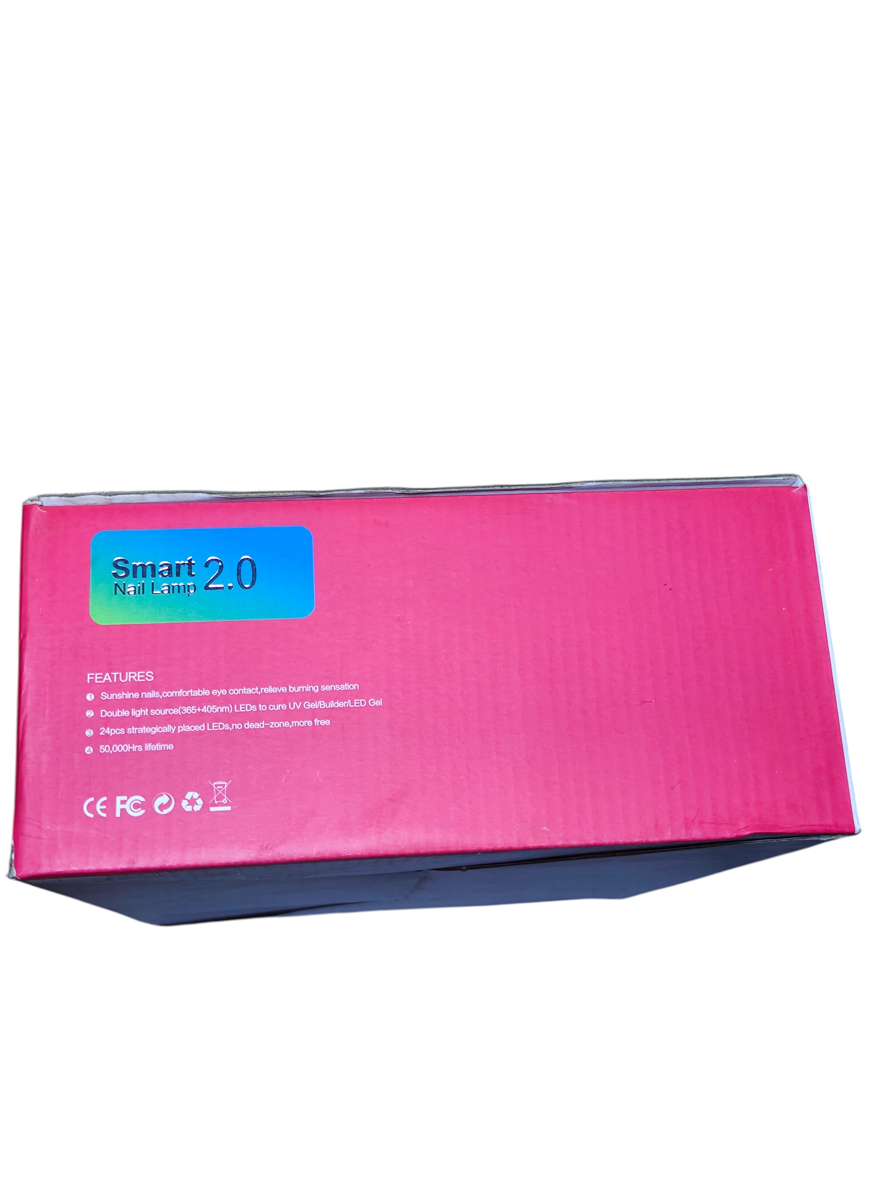 SUN 669 48W Smart 2‑in‑1 LED/UV Nail Lamp with Digital Display, 10s/30s/60s/99s Timer, Dual Light Source, Smart Sensor, Low Heat Mode, Fast Gel Polish Dryer for Hands & Feet, Salon & Home Use