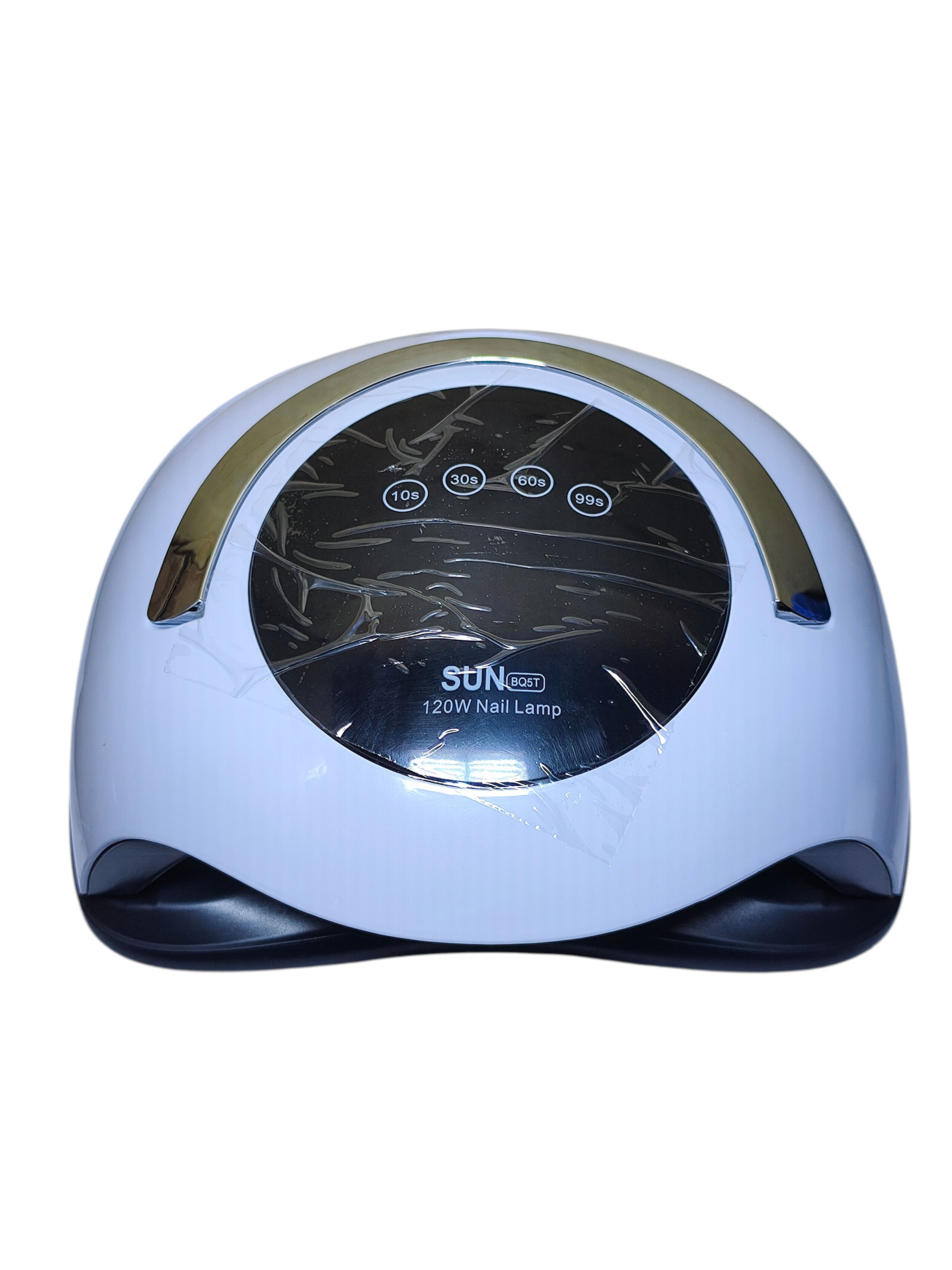SUN BQ5T / SUN BM‑12 120W Professional 2‑in‑1 LED/UV Nail Lamp with Digital Display, 10s/30s/60s/99s Timer, Dual Light Source, Smart Sensor, Fast Gel Polish Dryer for Hands & Feet, Salon & Home Use