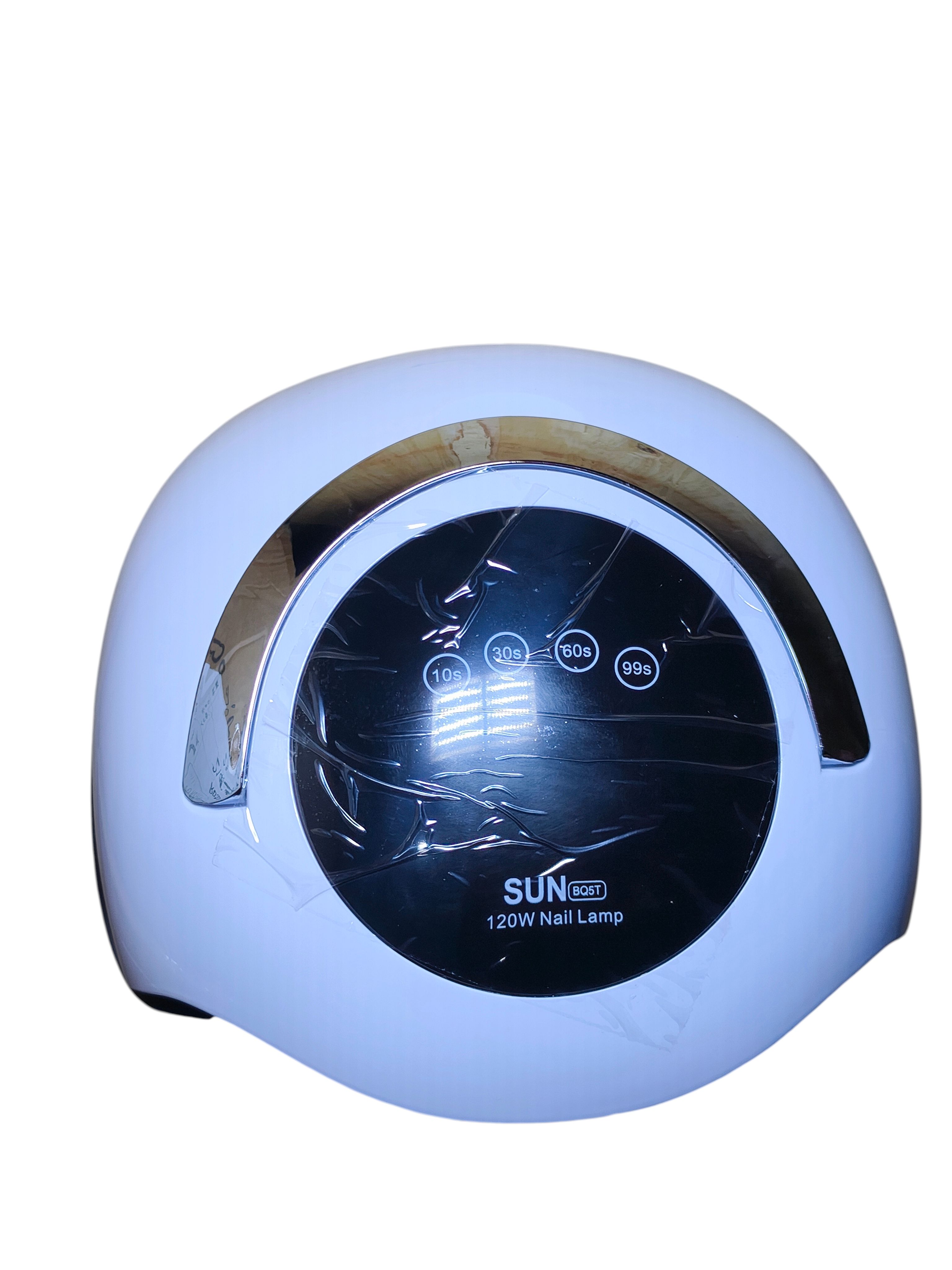 SUN BQ5T / SUN BM‑12 120W Professional 2‑in‑1 LED/UV Nail Lamp with Digital Display, 10s/30s/60s/99s Timer, Dual Light Source, Smart Sensor, Fast Gel Polish Dryer for Hands & Feet, Salon & Home Use