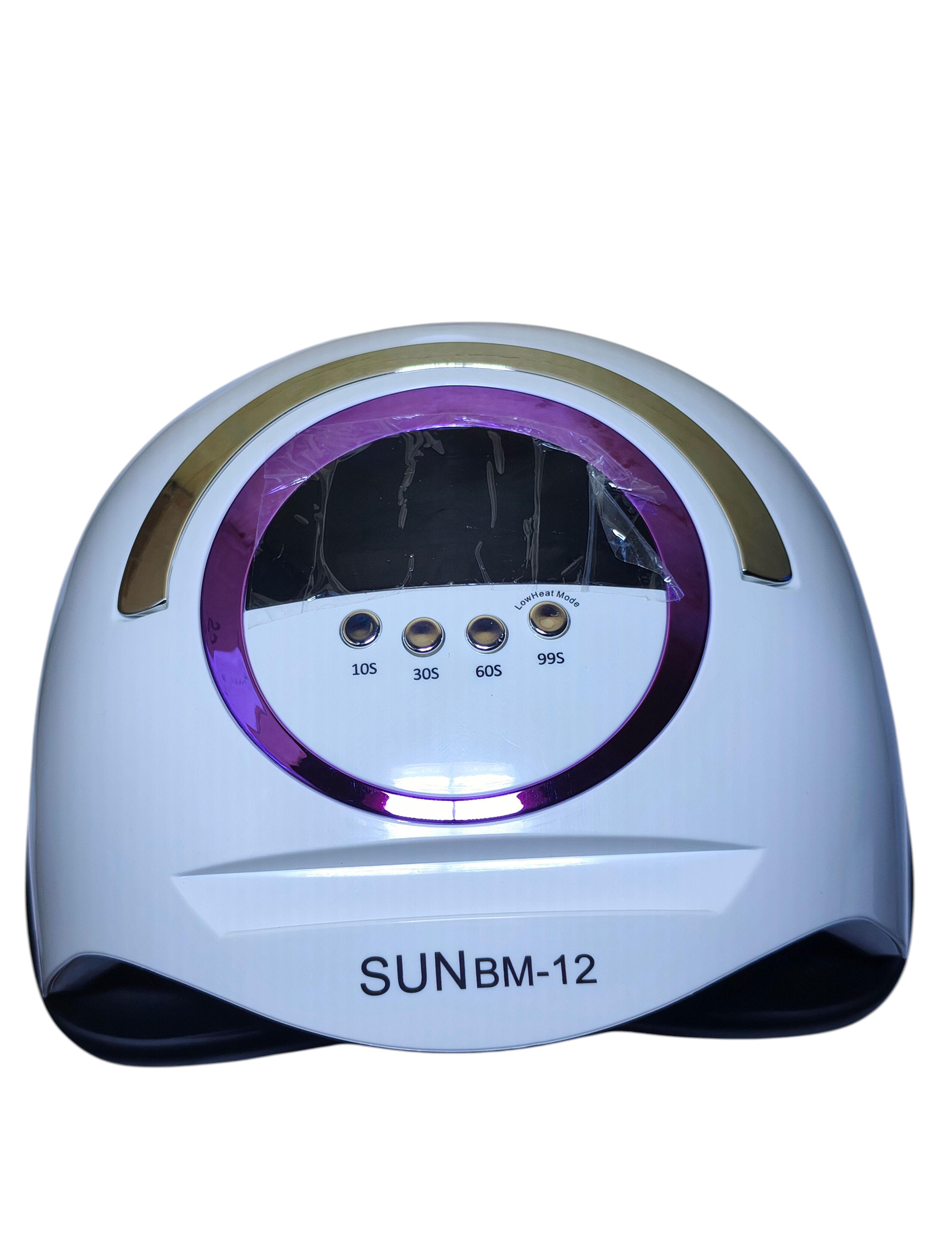 SUN BQ5T / SUN BM‑12 120W Professional 2‑in‑1 LED/UV Nail Lamp with Digital Display, 10s/30s/60s/99s Timer, Dual Light Source, Smart Sensor, Fast Gel Polish Dryer for Hands & Feet, Salon & Home Use