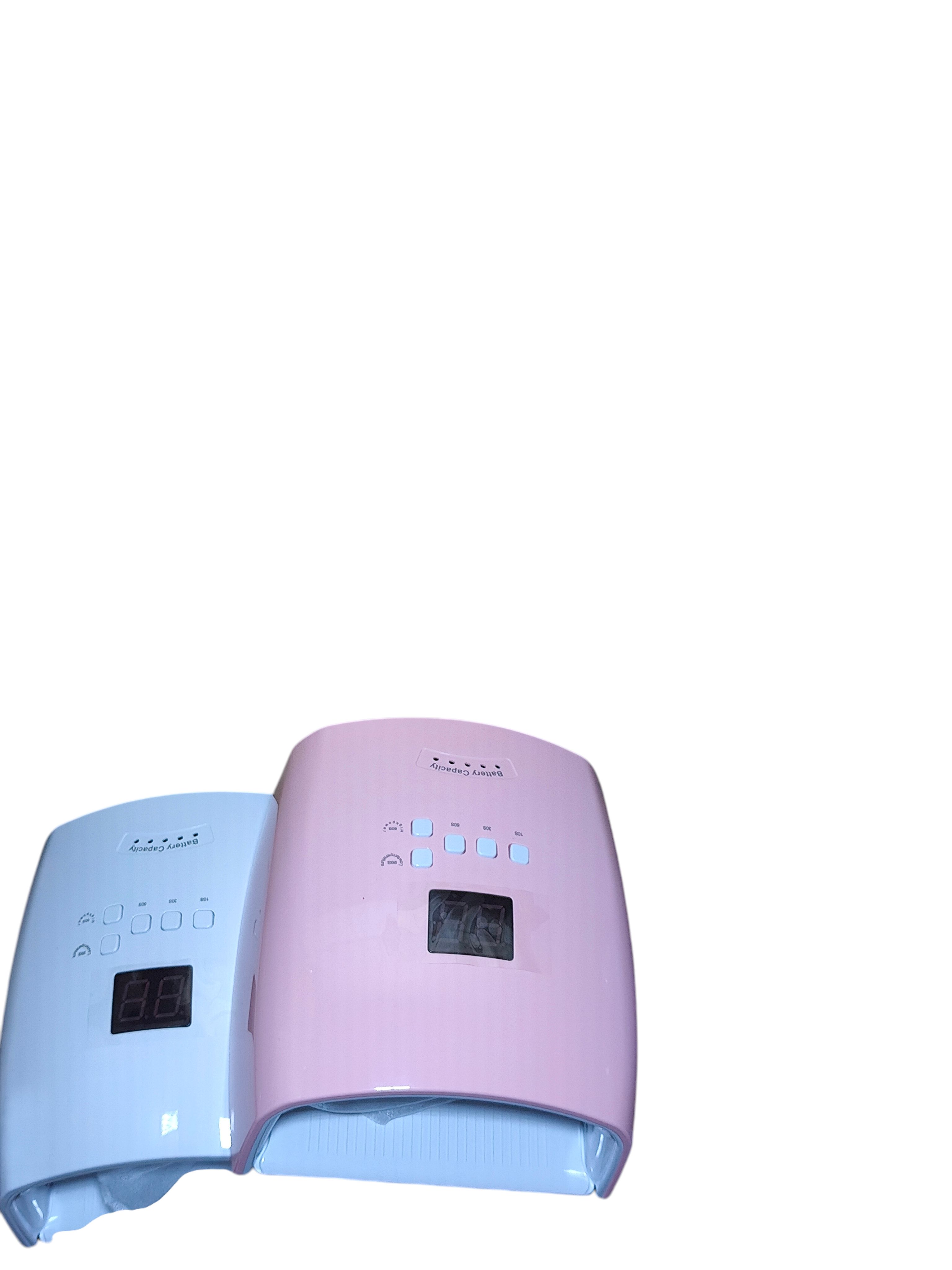 Cordless Rechargeable UV/LED Nail Lamp S10 with Digital Display, Dual Light Source, Low Heat & High Power Modes, Smart Sensor, Portable Gel Polish Dryer for Hands & Feet, Salon & Home Use