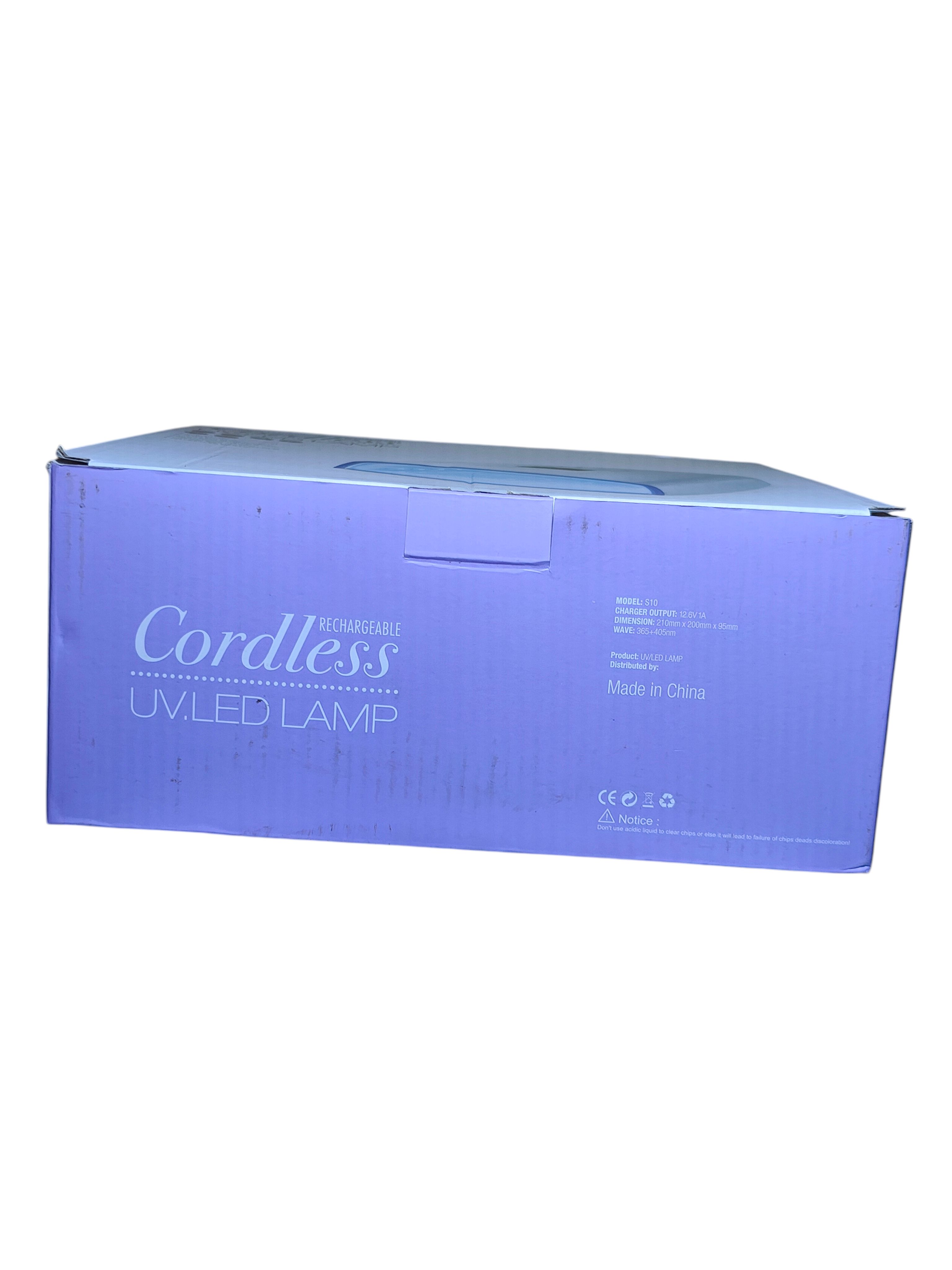 Cordless Rechargeable UV/LED Nail Lamp S10 with Digital Display, Dual Light Source, Low Heat & High Power Modes, Smart Sensor, Portable Gel Polish Dryer for Hands & Feet, Salon & Home Use