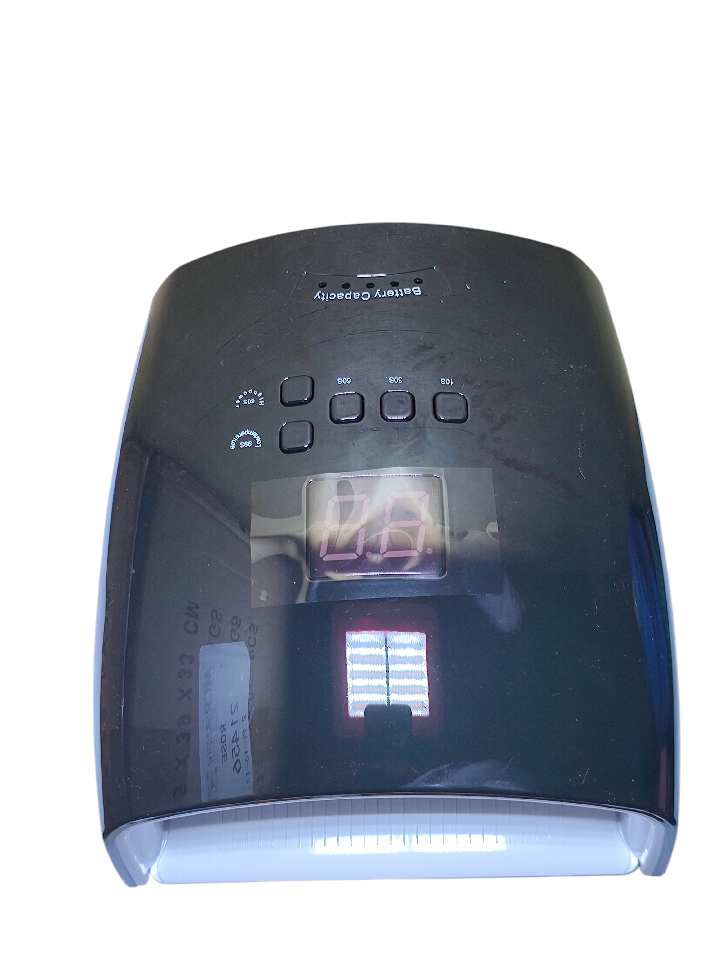 Cordless Rechargeable UV/LED Nail Lamp S10 with Digital Display, Dual Light Source, Low Heat & High Power Modes, Smart Sensor, Portable Gel Polish Dryer for Hands & Feet, Salon & Home Use