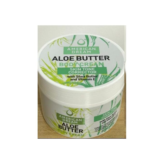 American Dream Aloe Butter with Shea Butter & Vitamin E Skin Corrector Body Cream