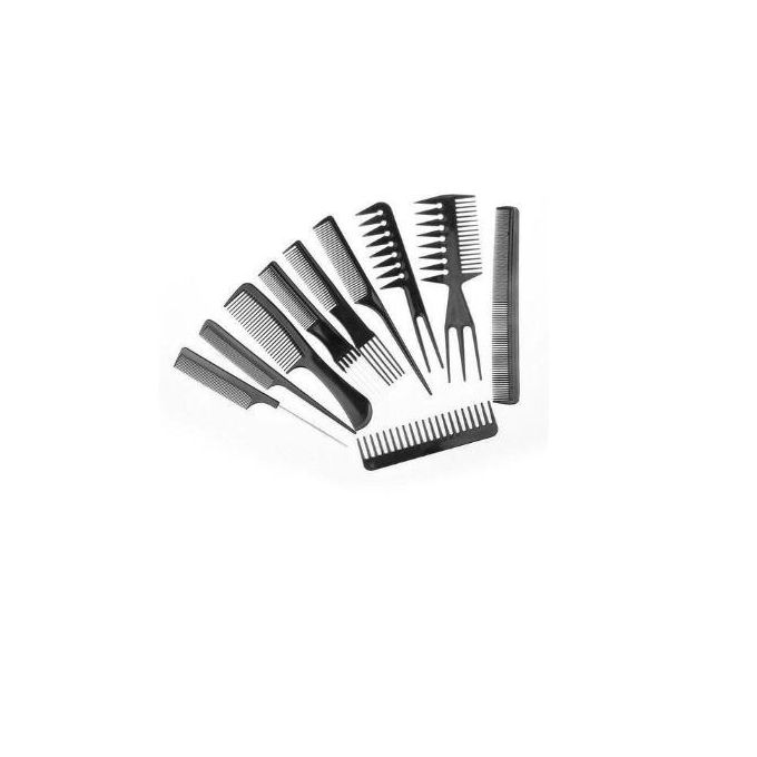 10 Pcs Hair Comb Set Hair Brush For Both Home And Professional