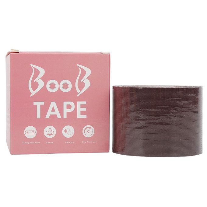 Boob Tape Bra Self Adhesive Tape Bra 5cmx5M - Dark Brown