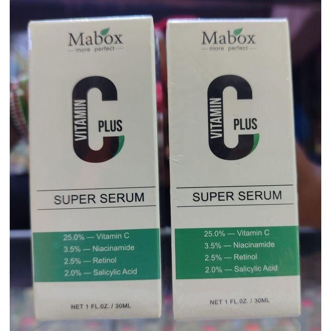 ORIGINAL Mabox Vitamin C Serum is a natural serum that makes your skin clearer than ever. This serum helps with acne, pimples, zits, cyst, wrinkles, scars using ingredients found in na