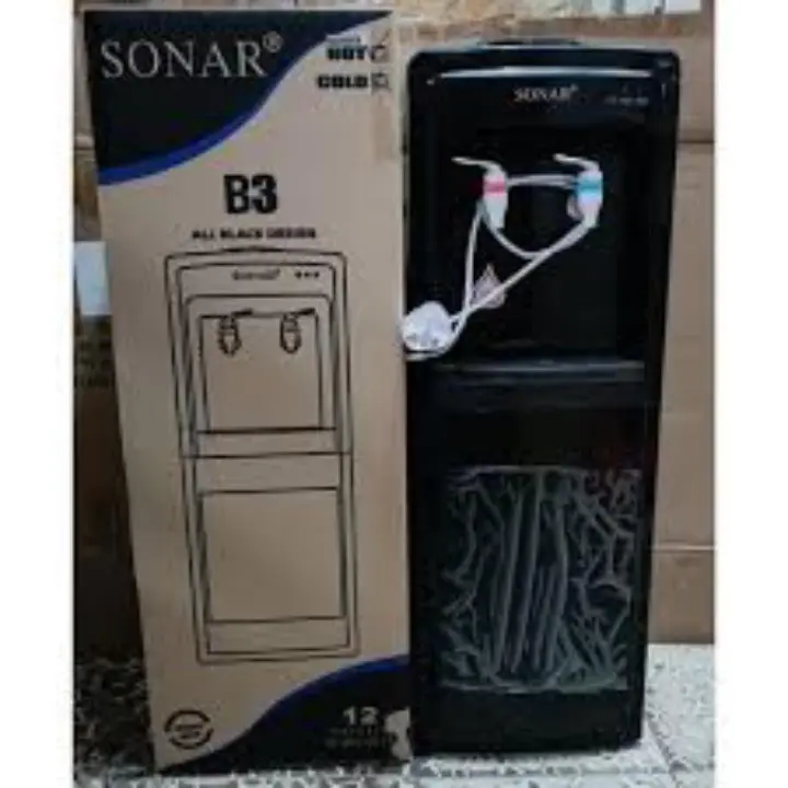 Sonar SR-B3 Hot and Normal Free-standing Water Dispenser with Storage Cabinet Household Appliance