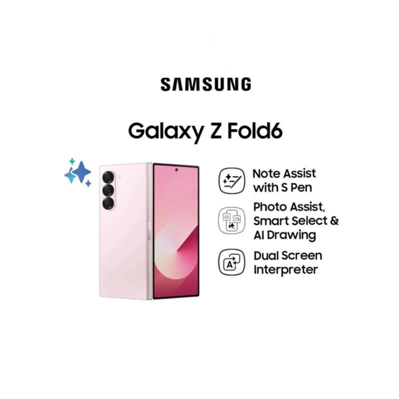 NEW SAMSUNG GALAXY Z FOLD 6 256GB Rom +12GB RAM Triple setup (50MP wide, 12MP ultra-wide, 10MP telephoto) 4400mAh battery capacity 7.6 inches (foldable Dynamic AMOLED 2X Android 14 smartphones