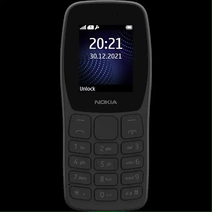 Nokia 105 (2017)- Original Nokia Phone 800 mAh 1.5" Dual SIM Cards Unlocked Cheap Durable Old Phone Classic Feature