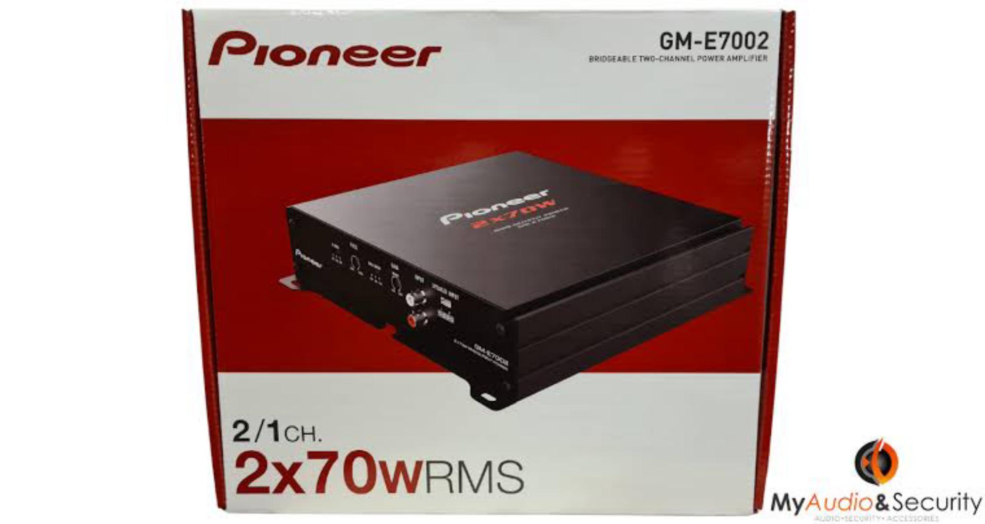 Pioneer GM-E7002 2 Channel Bridgeable Amplifier Bass Boost
