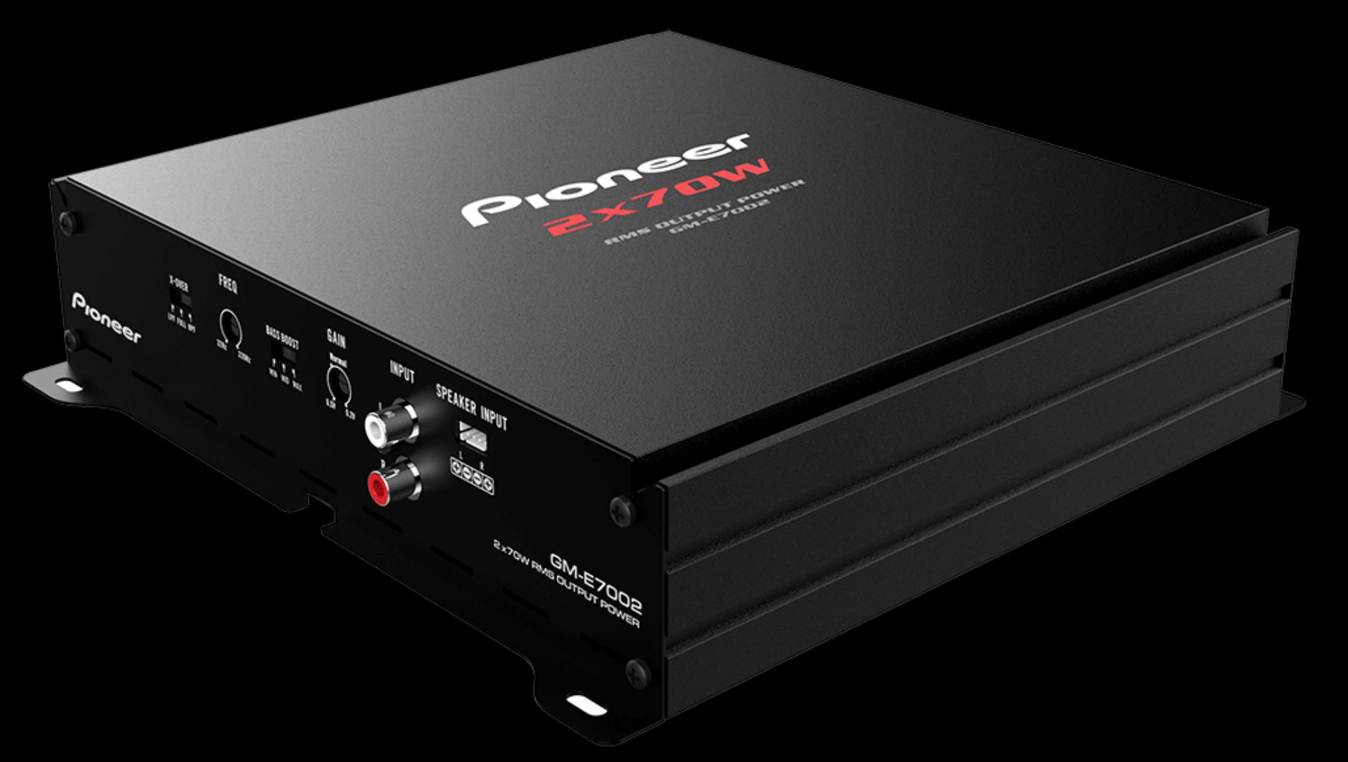 Pioneer GM-E7002 2 Channel Bridgeable Amplifier Bass Boost