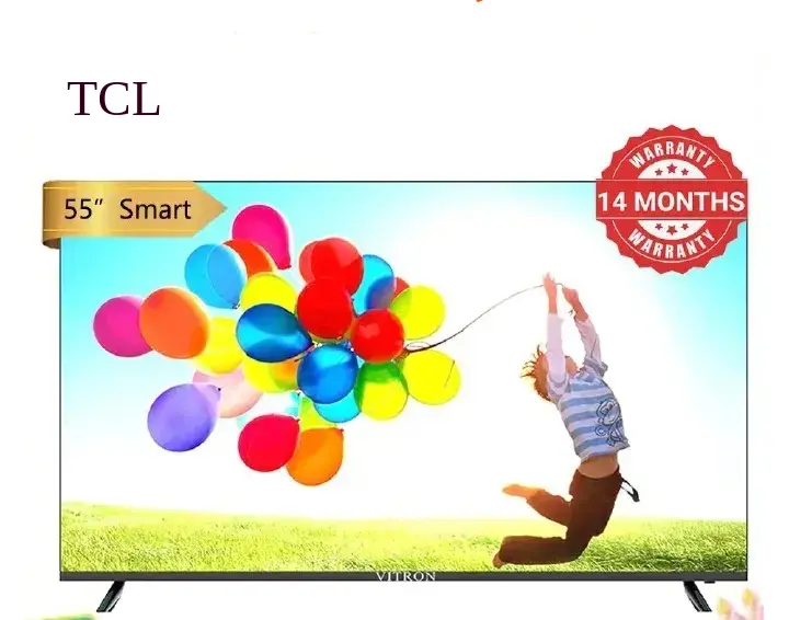 TCL 55" Inch 4K Dolby Vision Atmos Onkyo 2.1CH Slim & Uni-body Google TV - YOUTUBE,NETFLIX-BLUETOOTH (12 MONTHS WRTY)