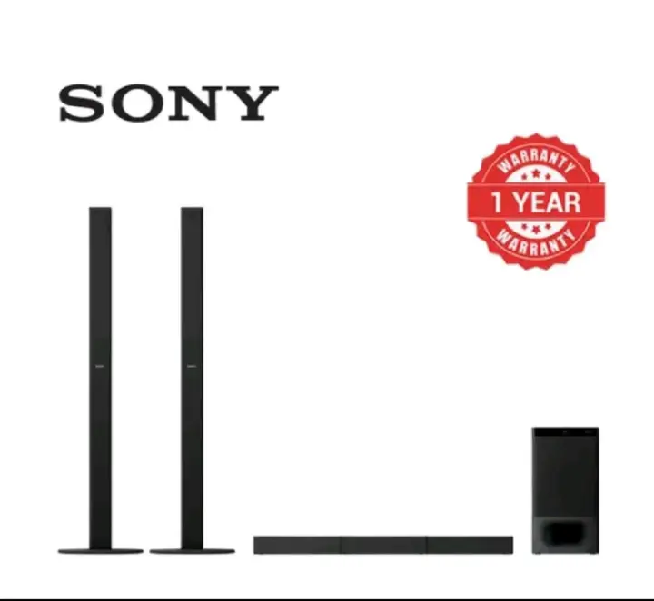 Sony HT-S700RF Real 5.1ch Dolby Audio Soundbar for TV with Tall boy Rear Speakers & Subwoofer, 5.1ch Home Theatre System (1000W, Bluetooth & USB Connectivity,HDMI & Optical Connectitvity)