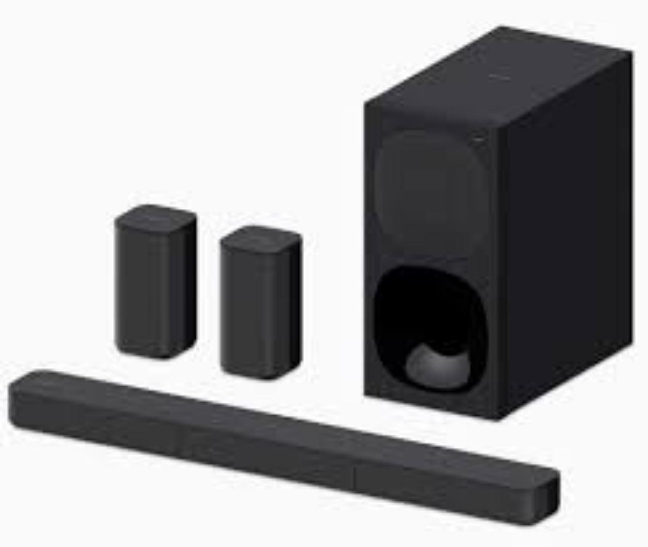 Sony HT-S20R Real 5.1ch Dolby Digital Soundbar for TV with subwoofer and Compact Rear Speakers, 5.1ch Home Theatre System (400W,Bluetooth & USB Connectivity, HDMI & Optical connectivity)
