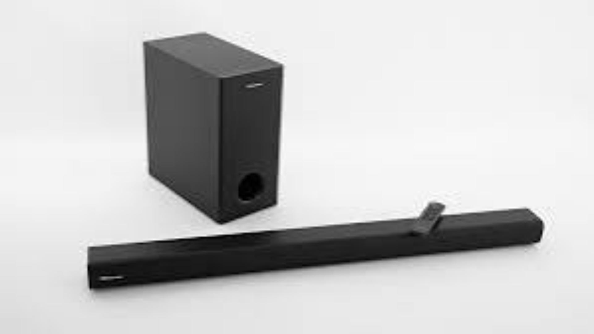 Hisense (HS218) 2.1CH 200W Output Sound Bar With Wireless Subwoofer,Dolby Audio,Bluetooth,HDMI