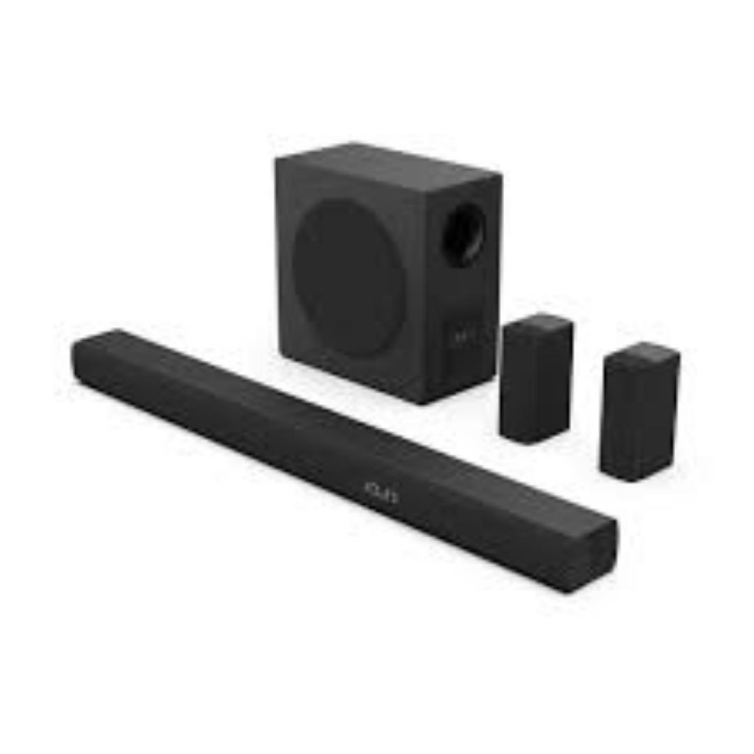 Hisense AX Series Soundbar AX5100Q, 5.1 Channel, 580W, 6.5”Wireless subwoofer included, Dolby Atmos and DTS:X, Sound bar for tv, Black