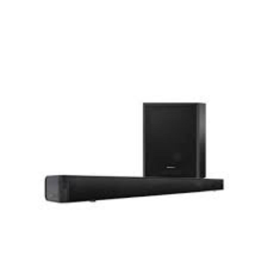 Hisense AX3100Q 3.1Ch Sound Bar with Wireless Subwoofer, Dolby Atmos, DTS:X, Bluetooth 5.3, Roku TV Ready, HDMI/AUX/ARC/Optical/USB, EzPlay, Ez UP, 7 EQ Modes