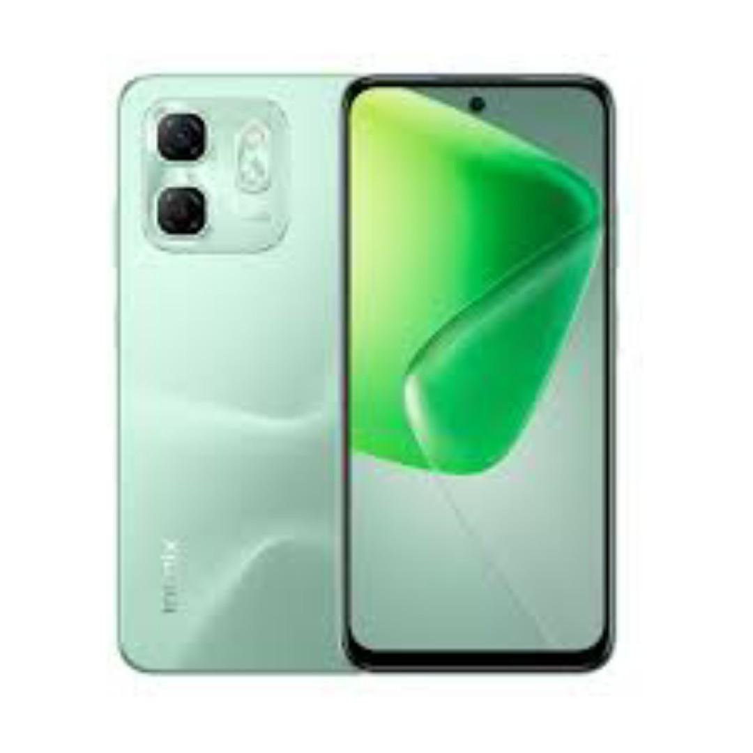 Infinix Hot 60i 128GB+12(6+6)GB 6.7" 120Hz Screen 4G Phone Dual SIM 5160mAh Battery 45W Charging 50MP Camera Fingerprint Lock Android 15 G81 Ultimate Smart AI Phones