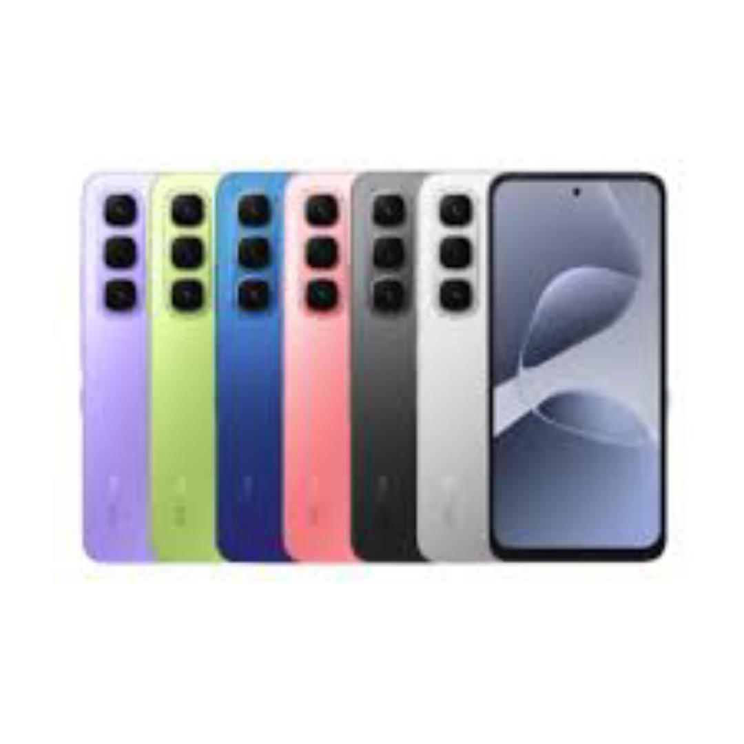 Infinix Hot 60i 128GB+12(6+6)GB 6.7" 120Hz Screen 4G Phone Dual SIM 5160mAh Battery 45W Charging 50MP Camera Fingerprint Lock Android 15 G81 Ultimate Smart AI Phones