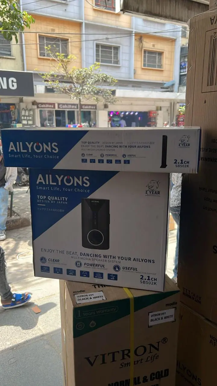 AILYONS SB502K 2.1 CH Subwoofer / Sound Bar Multimedia Speaker System, BT/USB/SD/FM