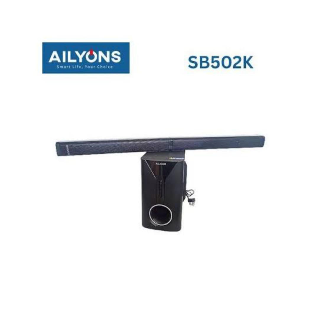 AILYONS SB502K 2.1 CH Subwoofer / Sound Bar Multimedia Speaker System, BT/USB/SD/FM